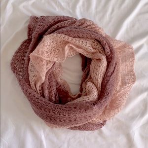Knit Ombré Infinity Scarf